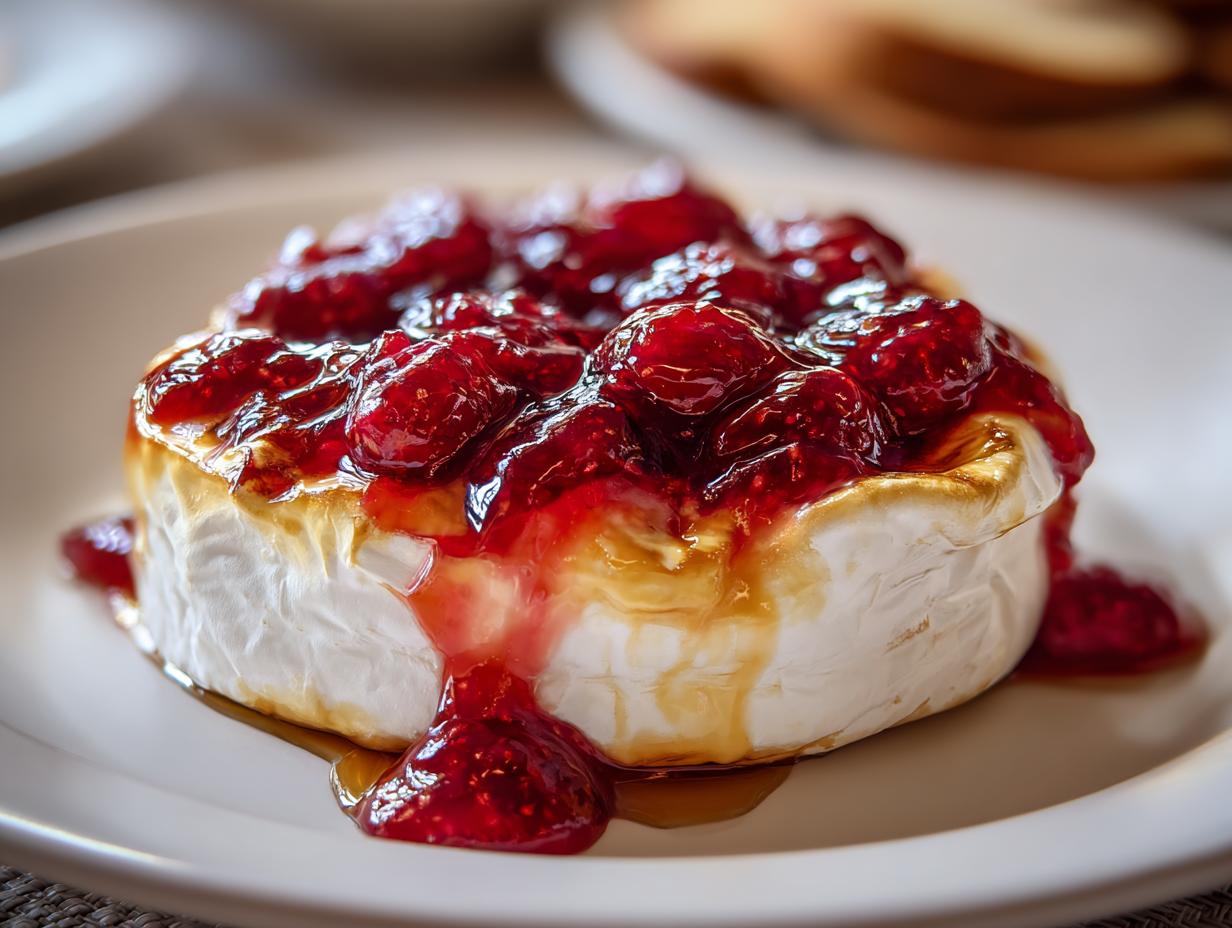 Baked Brie with Jam