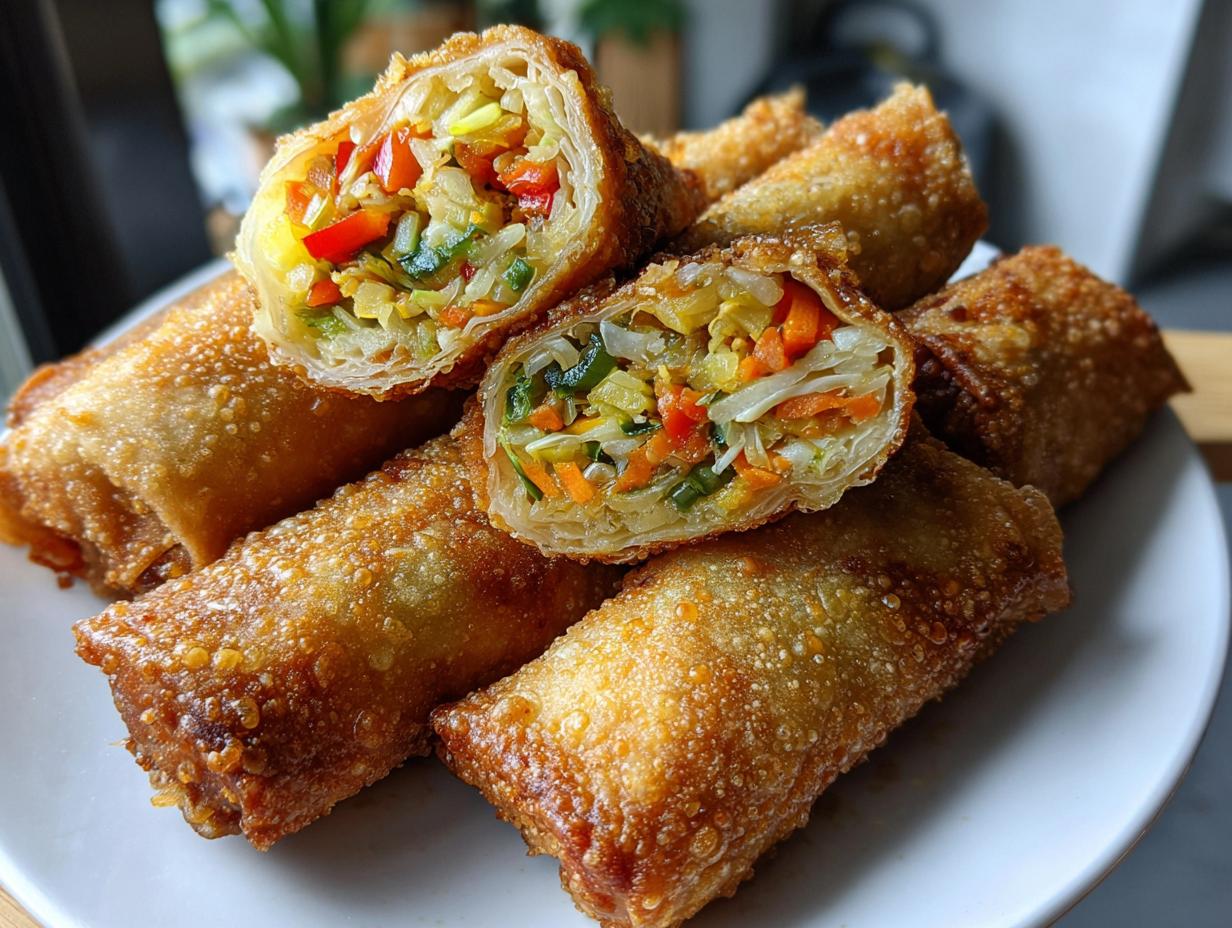 Baked Vegetable Egg Rolls