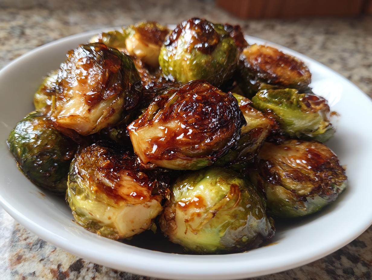 Balsamic-Glazed Brussels Sprouts