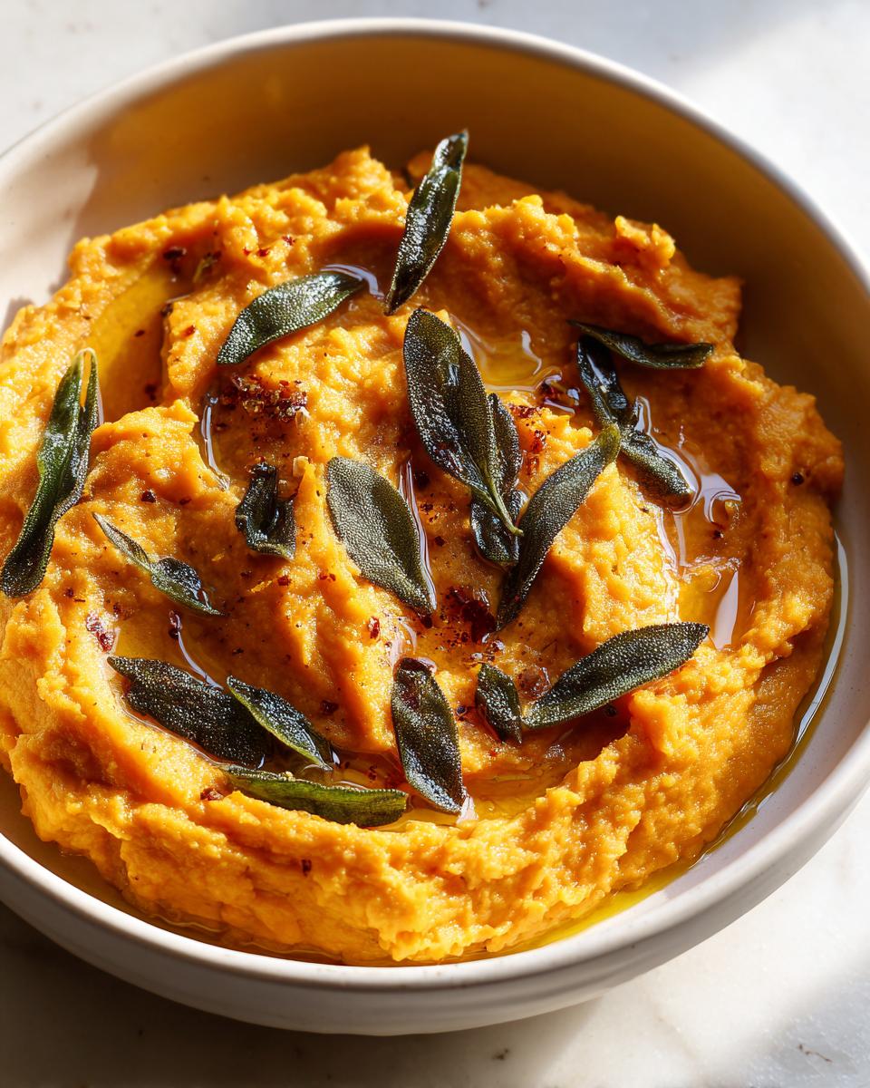 Irresistible Brown Butter Sage Mashed Sweet Potatoes in 3 Easy Steps 7 Brown Butter Sage Mashed Sweet Potatoes - detail 2