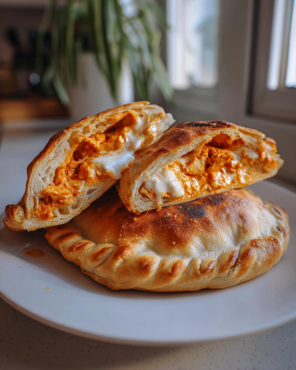 Buffalo Chicken Calzones - detail 4