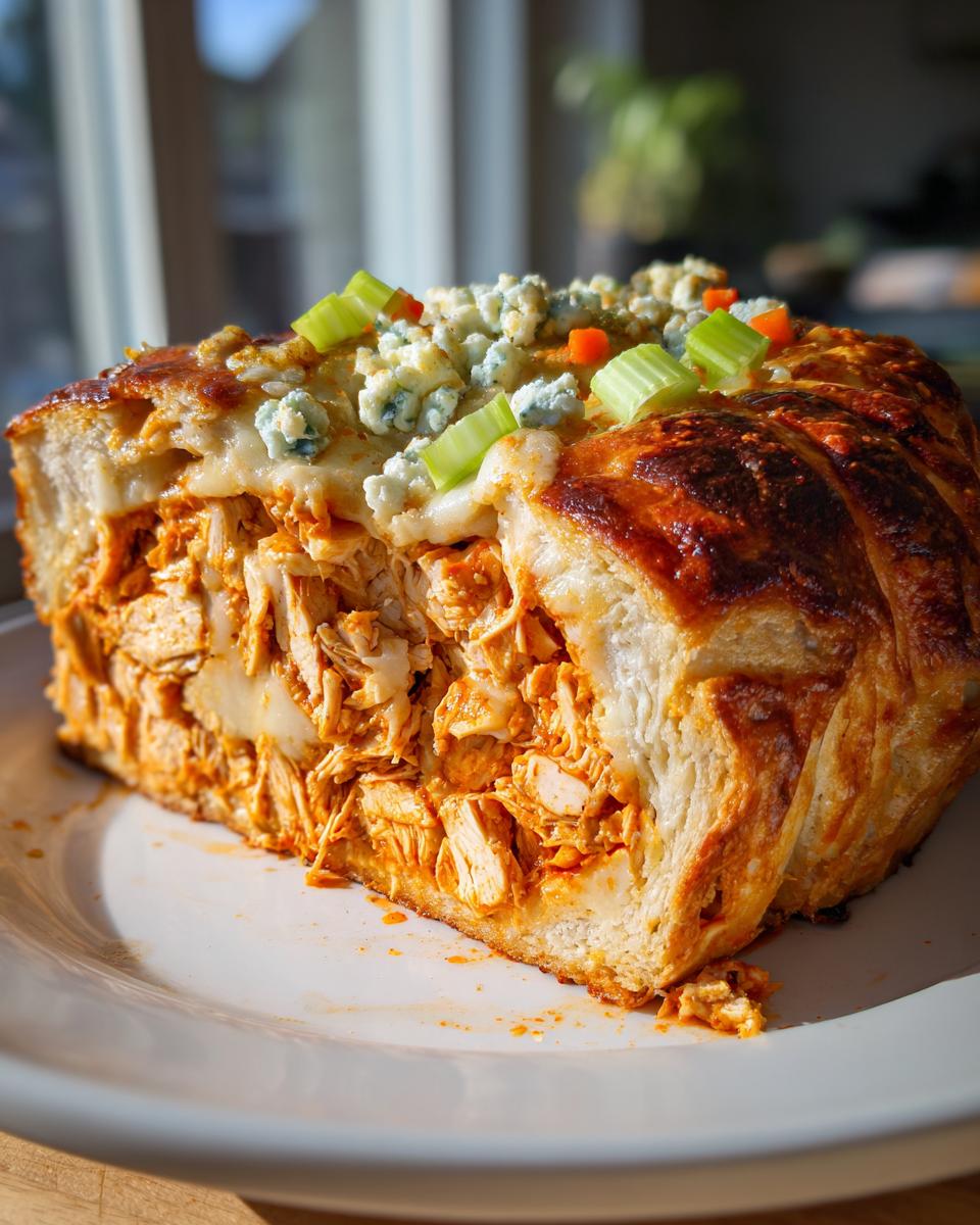 Spicy Buffalo Chicken Stromboli Ready in 40 Minutes Flat 9 Buffalo Chicken Stromboli - detail 4