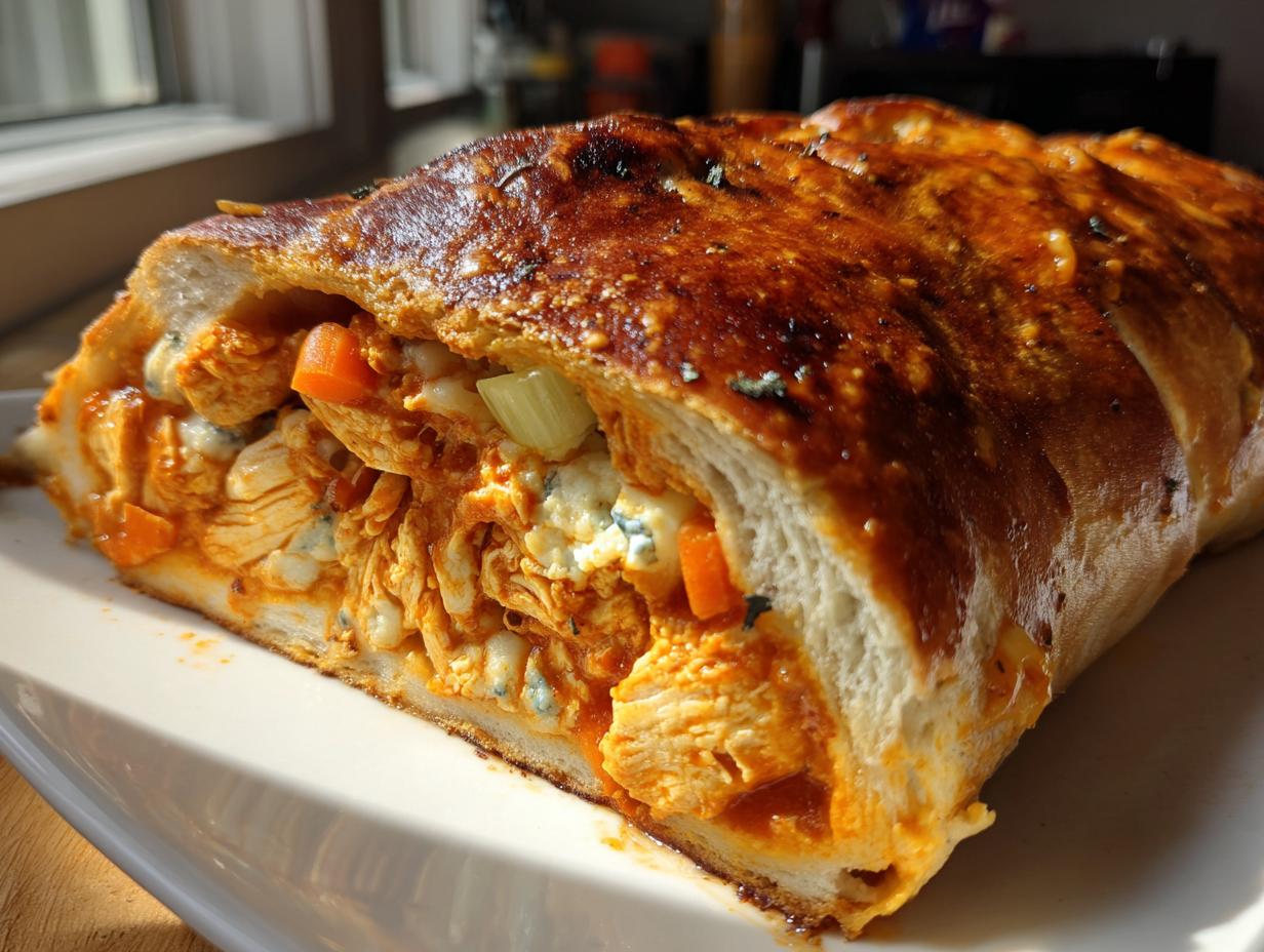 Home 21 Buffalo Chicken Stromboli
