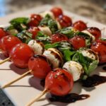 Irresistible Caprese Skewers with Balsamic Glaze in 10 Minutes 8 Caprese Skewers with Balsamic Glaze