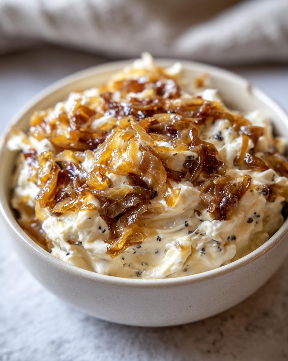 Irresistible Caramelized Onion Dip Recipe in Just 3 Steps 5 Caramelized Onion Dip - detail 1