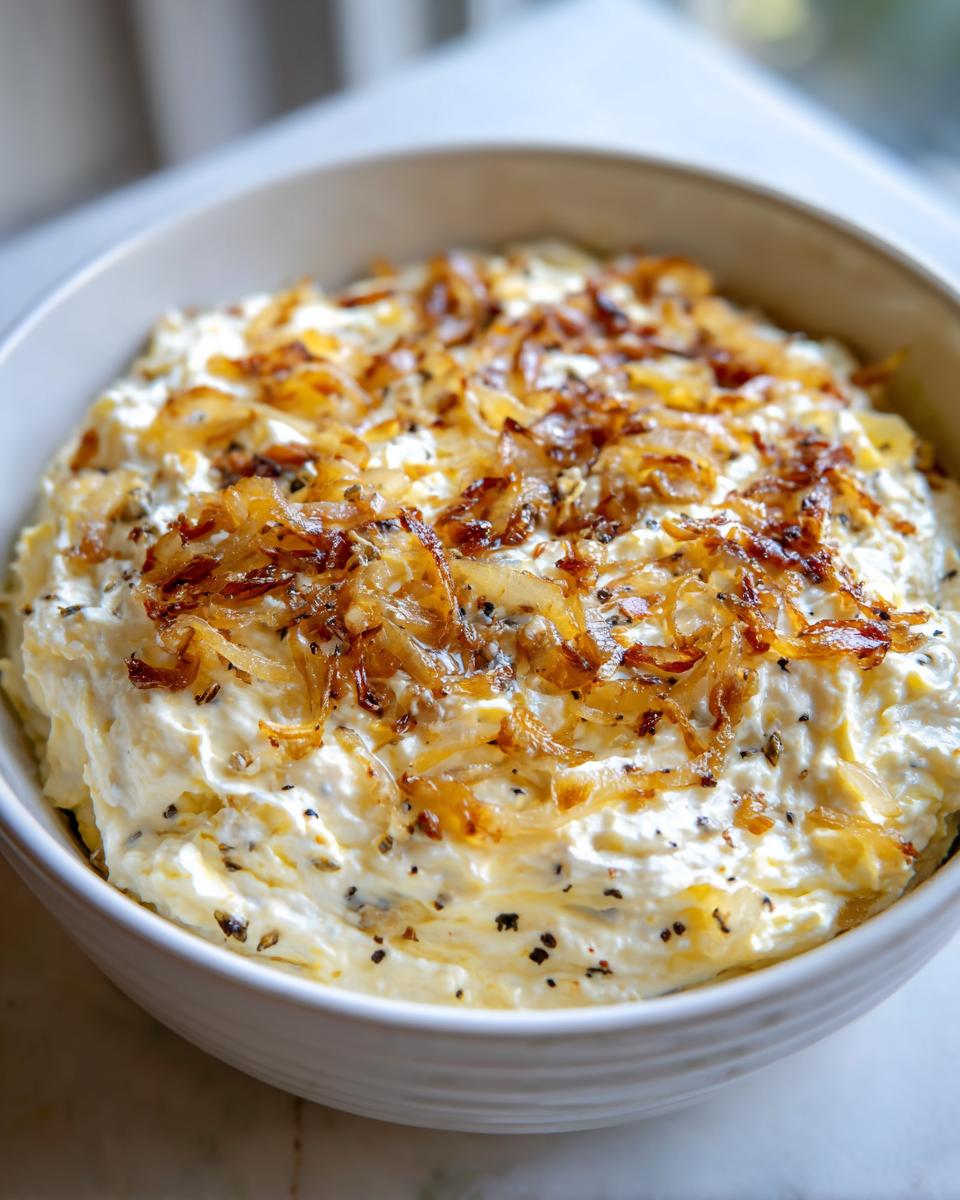 Irresistible Caramelized Onion Dip Recipe in Just 3 Steps 7 Caramelized Onion Dip - detail 3