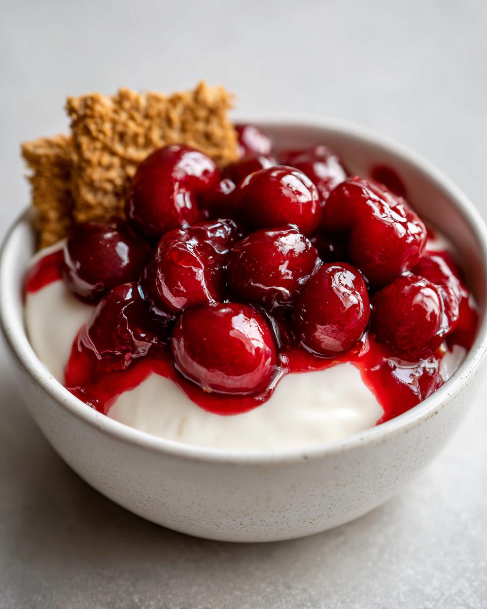Indulge in This 5-Ingredient Cherry Cheesecake Dip Heaven 7 Cherry Cheesecake Dip - detail 2