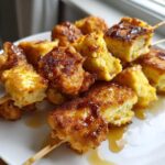 Chicken and Waffle Skewers
