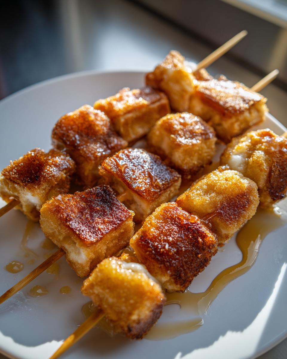 Chicken and Waffle Skewers - detail 3