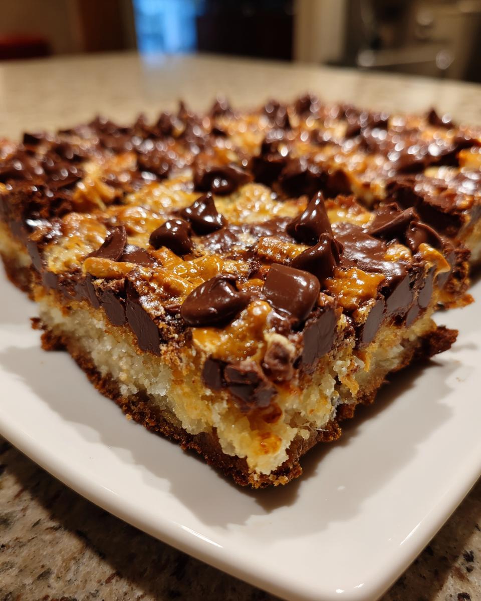 Irresistible 20-Minute Chocolate Chip Pretzel Bars Recipe 6 Chocolate Chip Pretzel Bars - detail 1