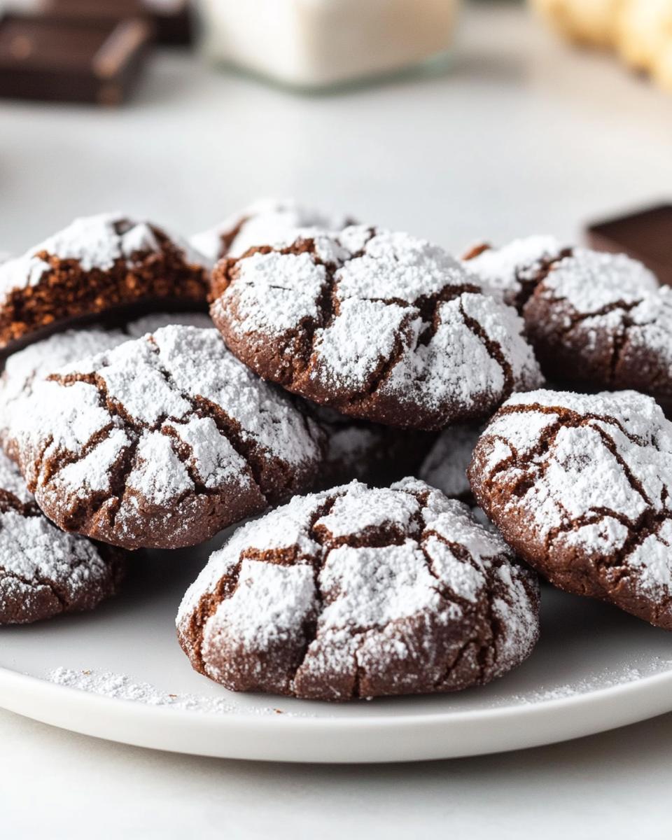 Chocolate Crinkle Cookies - detail 3