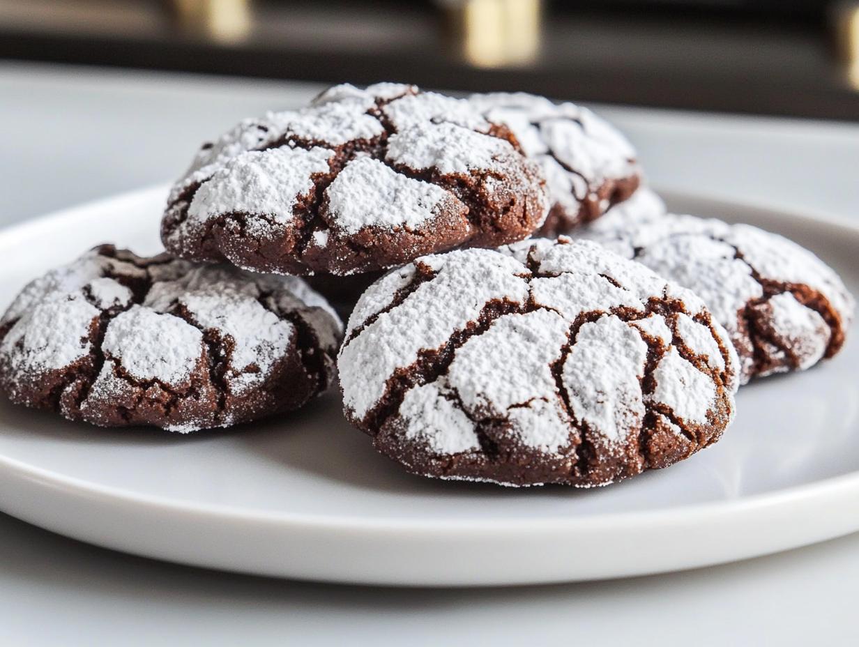 Chocolate Crinkle Cookies