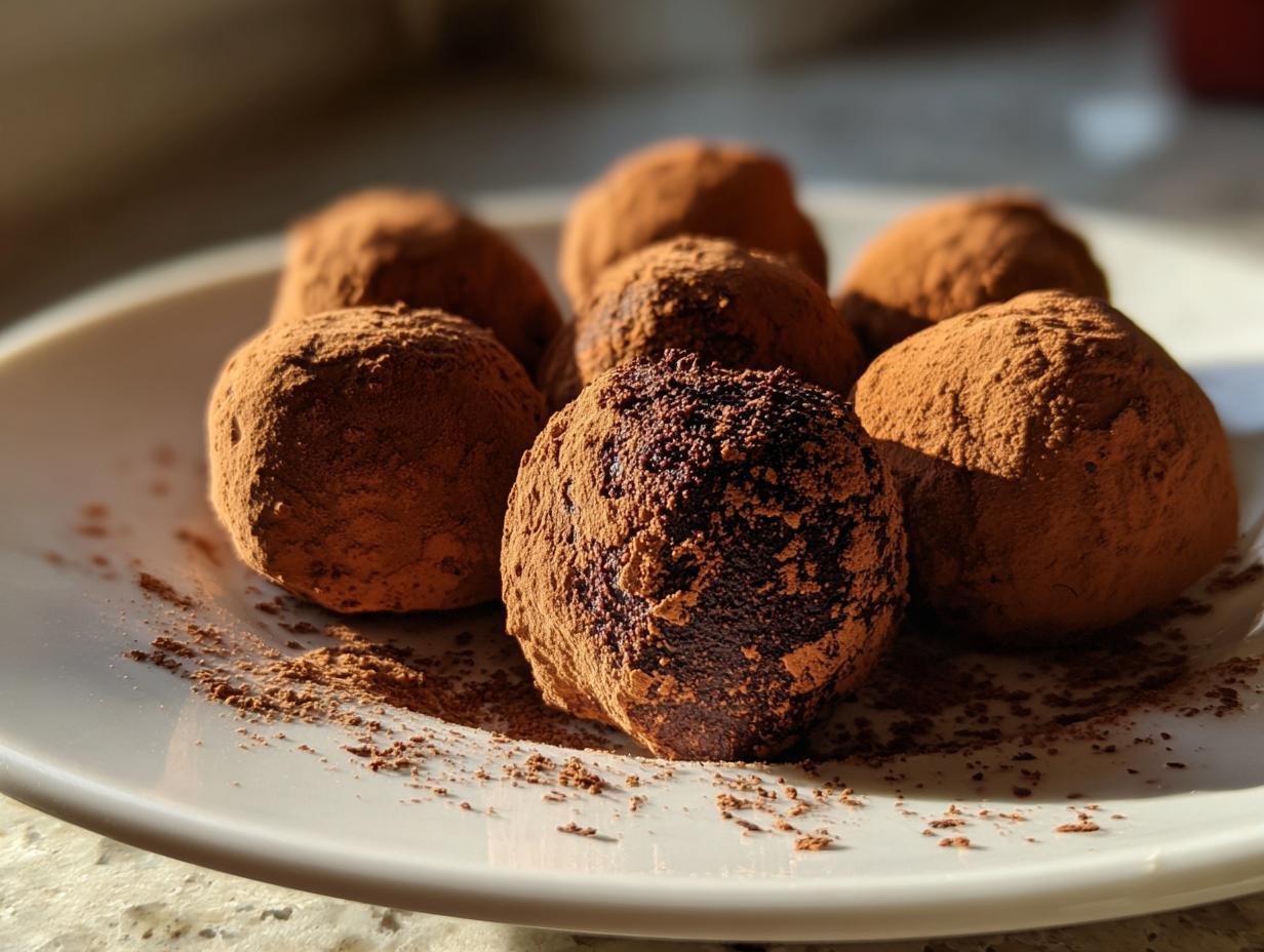 Chocolate Raspberry Truffles