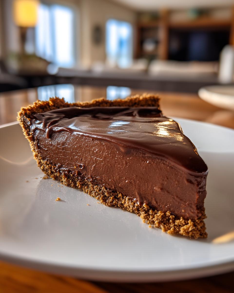 Chocolate Silk Pie - detail 1