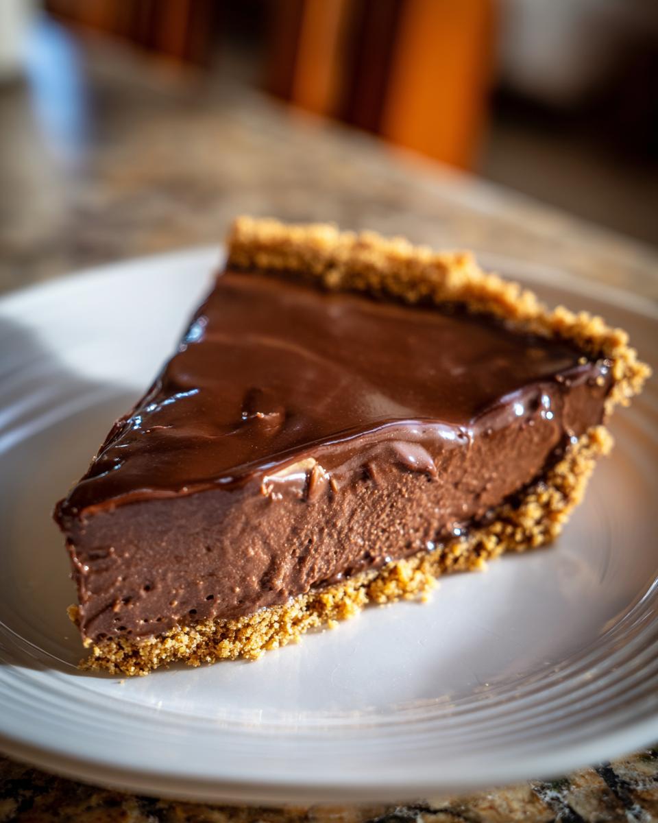 Chocolate Silk Pie - detail 2