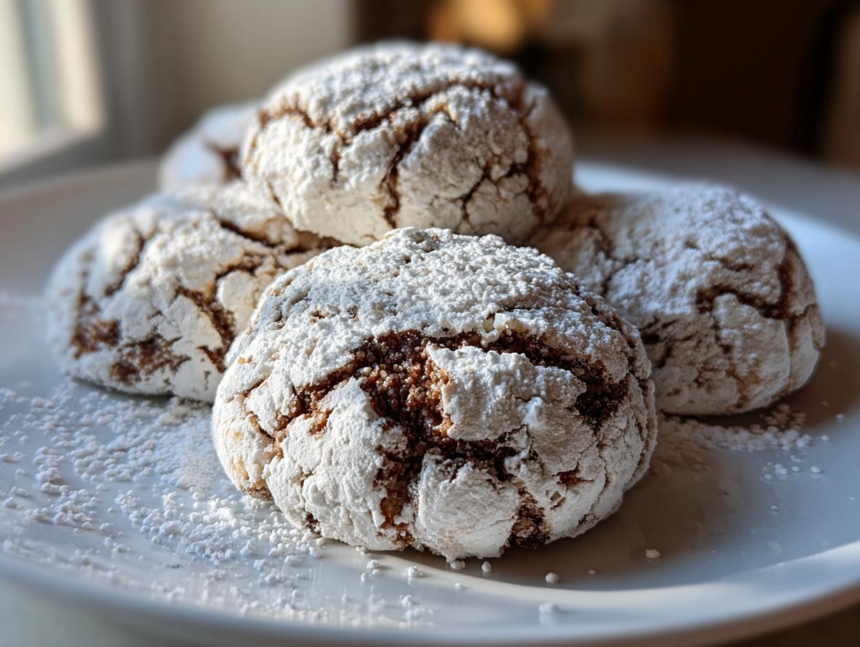 Chocolate Snowball Cookies