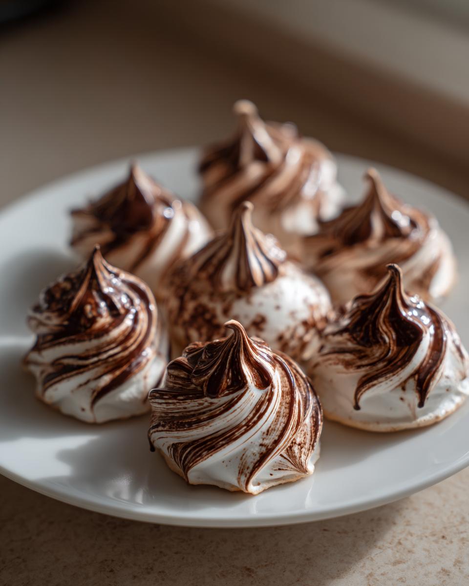 Magical Chocolate Swirl Meringues in Just 4 Ingredients! 9 Chocolate Swirl Meringues - detail 4