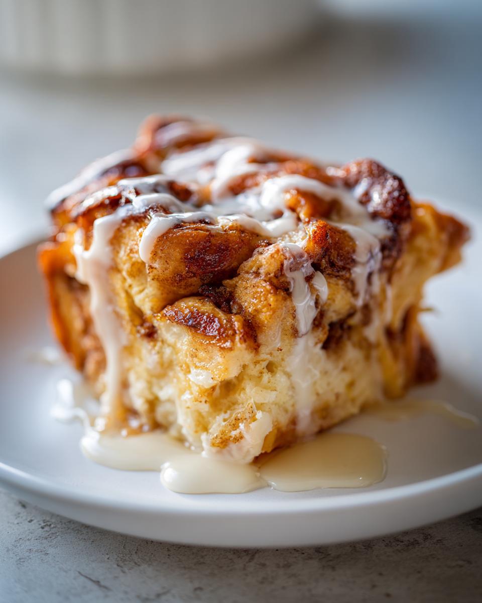 Irresistible Cinnamon Roll Bread Pudding in 6 Simple Steps 8 Cinnamon Roll Bread Pudding - detail 3