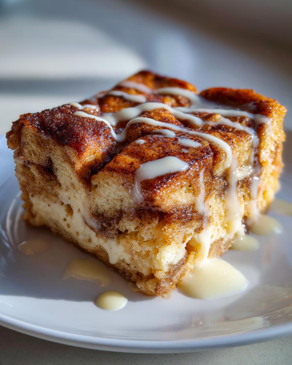 Irresistible Cinnamon Roll Bread Pudding in 6 Simple Steps 9 Cinnamon Roll Bread Pudding - detail 4