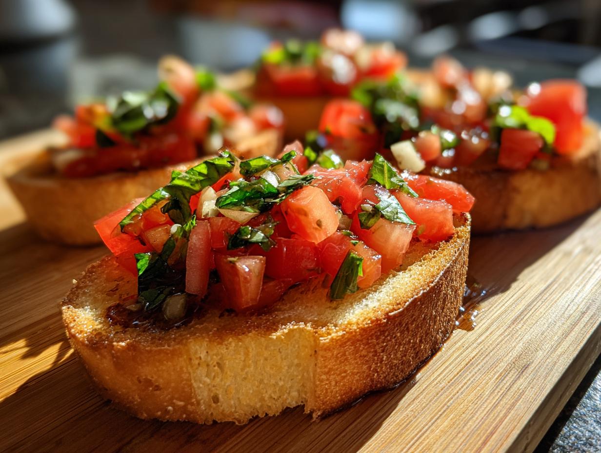 Classic Bruschetta on Toast