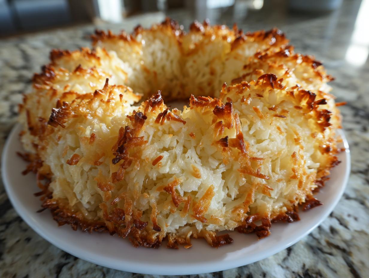 Coconut Macaroon Wreath