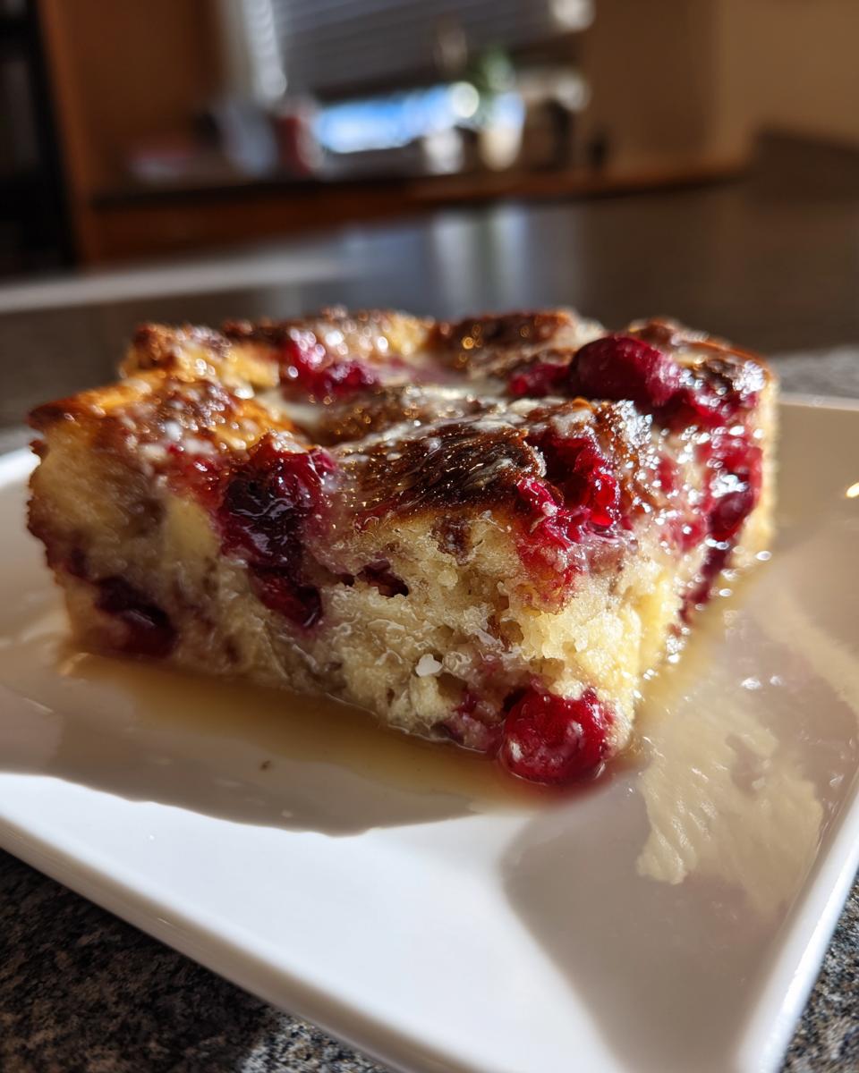 Cranberry Bread Pudding - detail 2