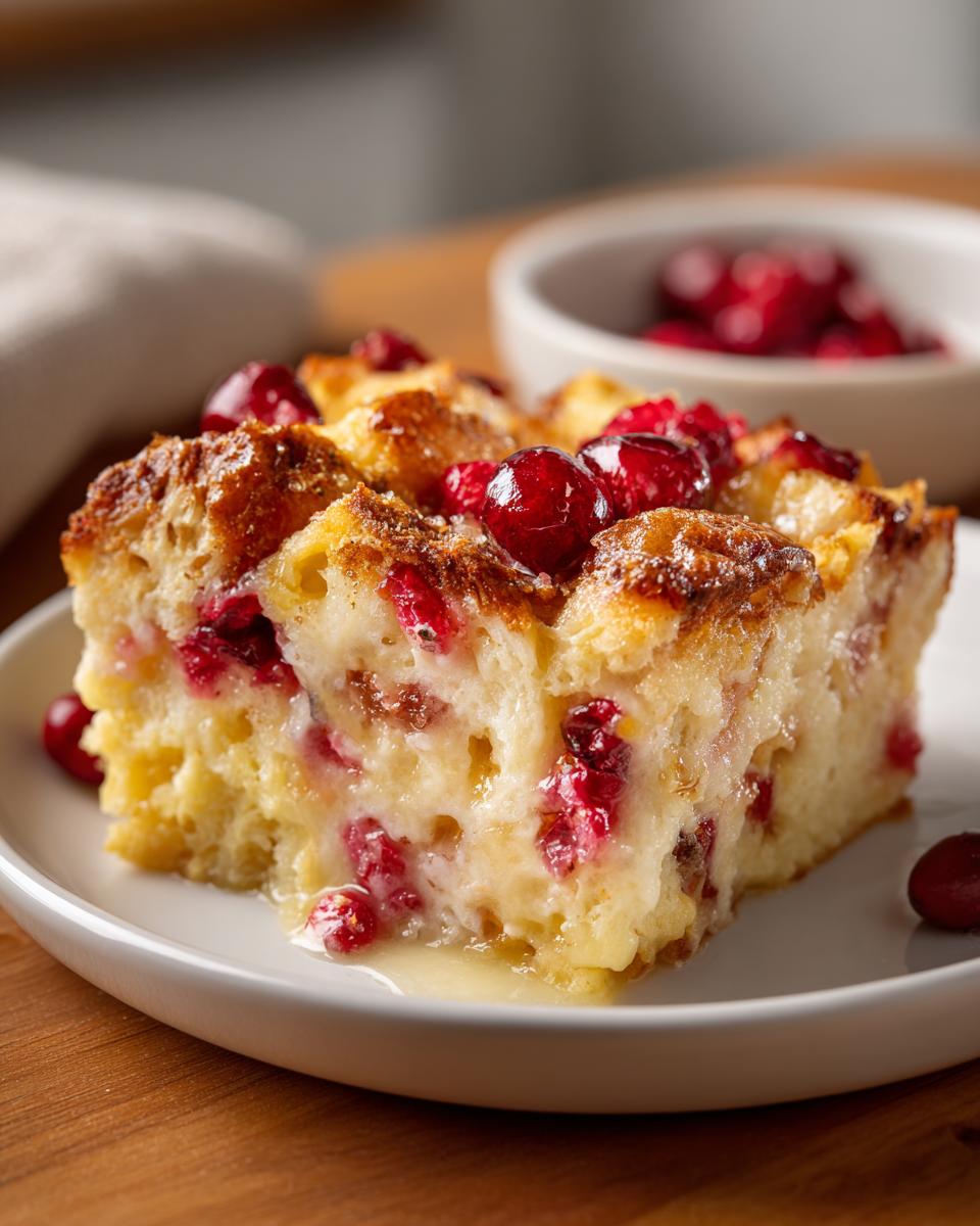Cranberry Bread Pudding - detail 4