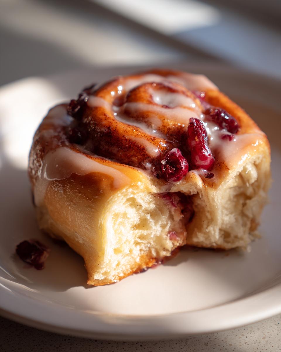 Cranberry Cinnamon Rolls - detail 2