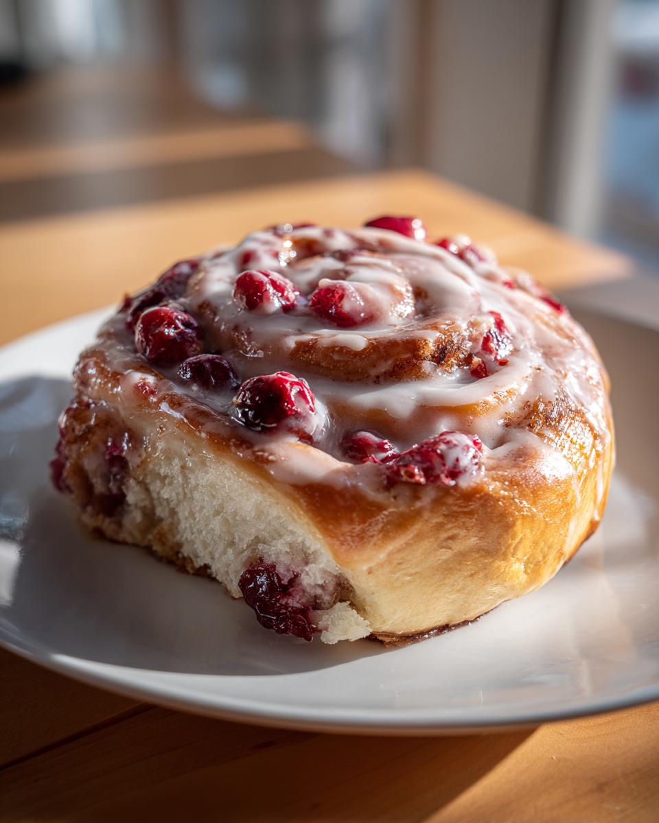 Cranberry Cinnamon Rolls - detail 4