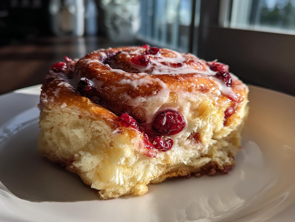 Cranberry Cinnamon Rolls