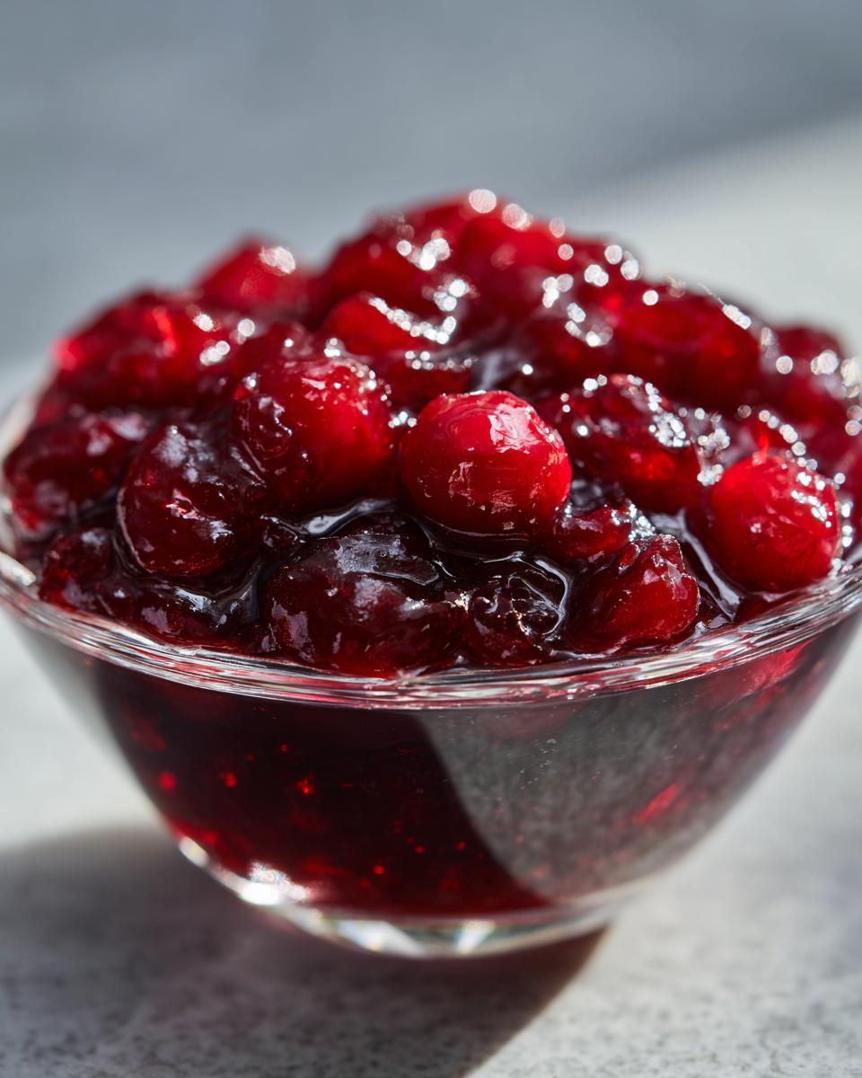Cranberry Compote - detail 1