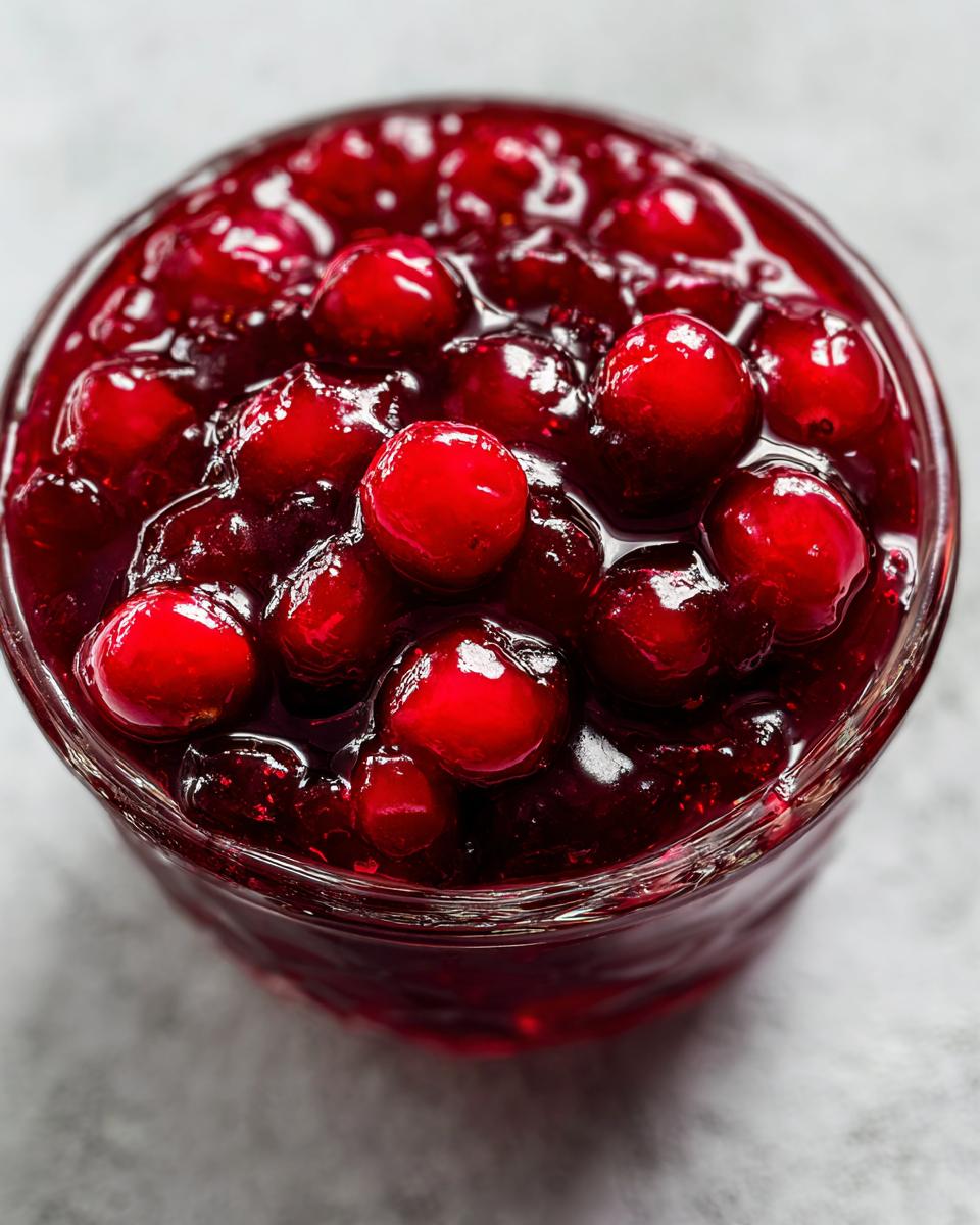 Cranberry Compote - detail 2