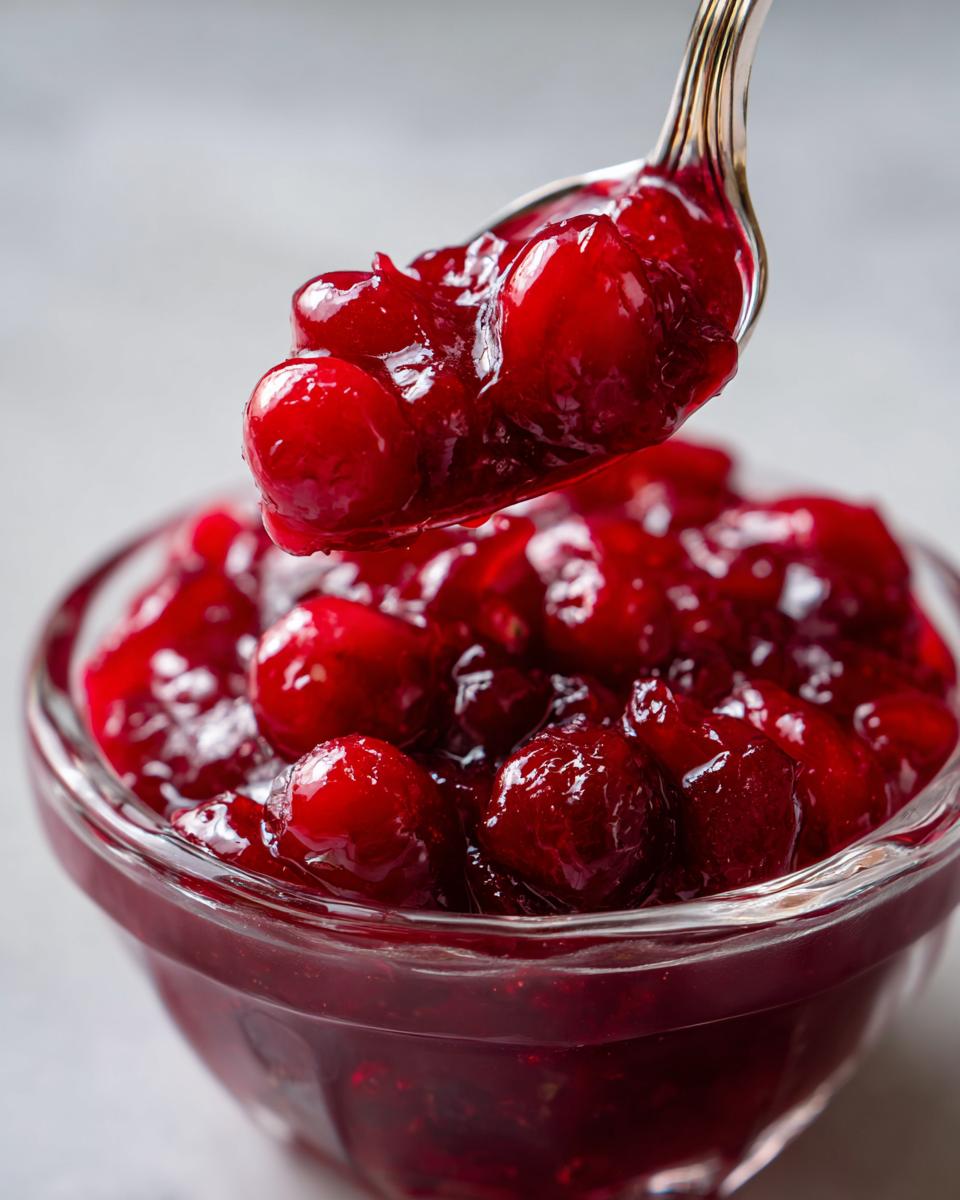 Cranberry Compote - detail 4