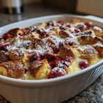 Cranberry Croissant Bake