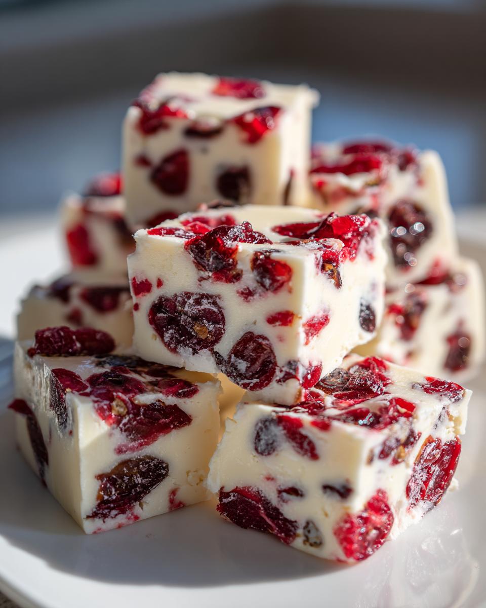 Irresistible 5-Ingredient Cranberry Fudge That Melts Hearts 9 Cranberry Fudge - detail 4