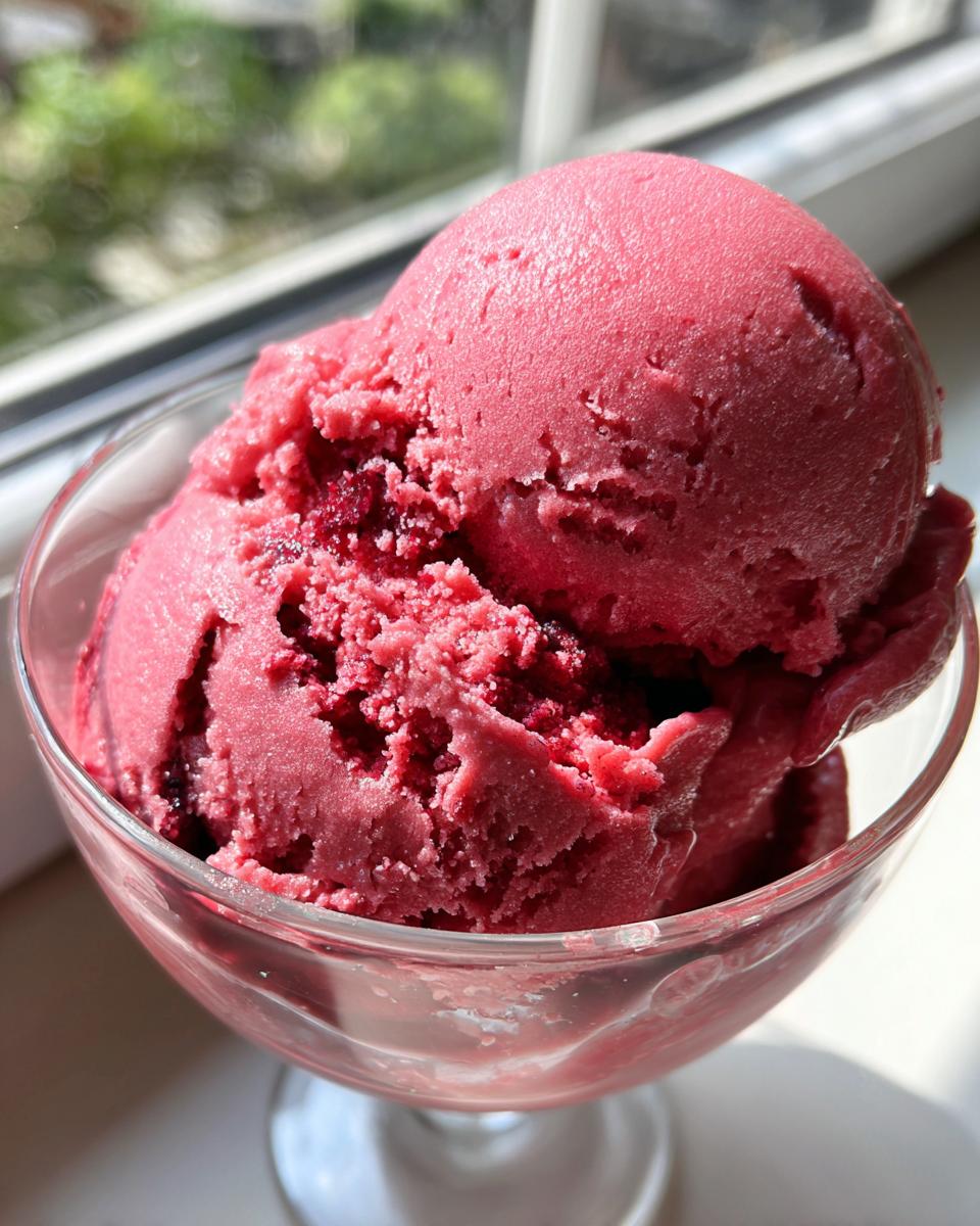 Creamy 2-Ingredient Cranberry Gelato That Will Amaze You 5 Cranberry Gelato - detail 4