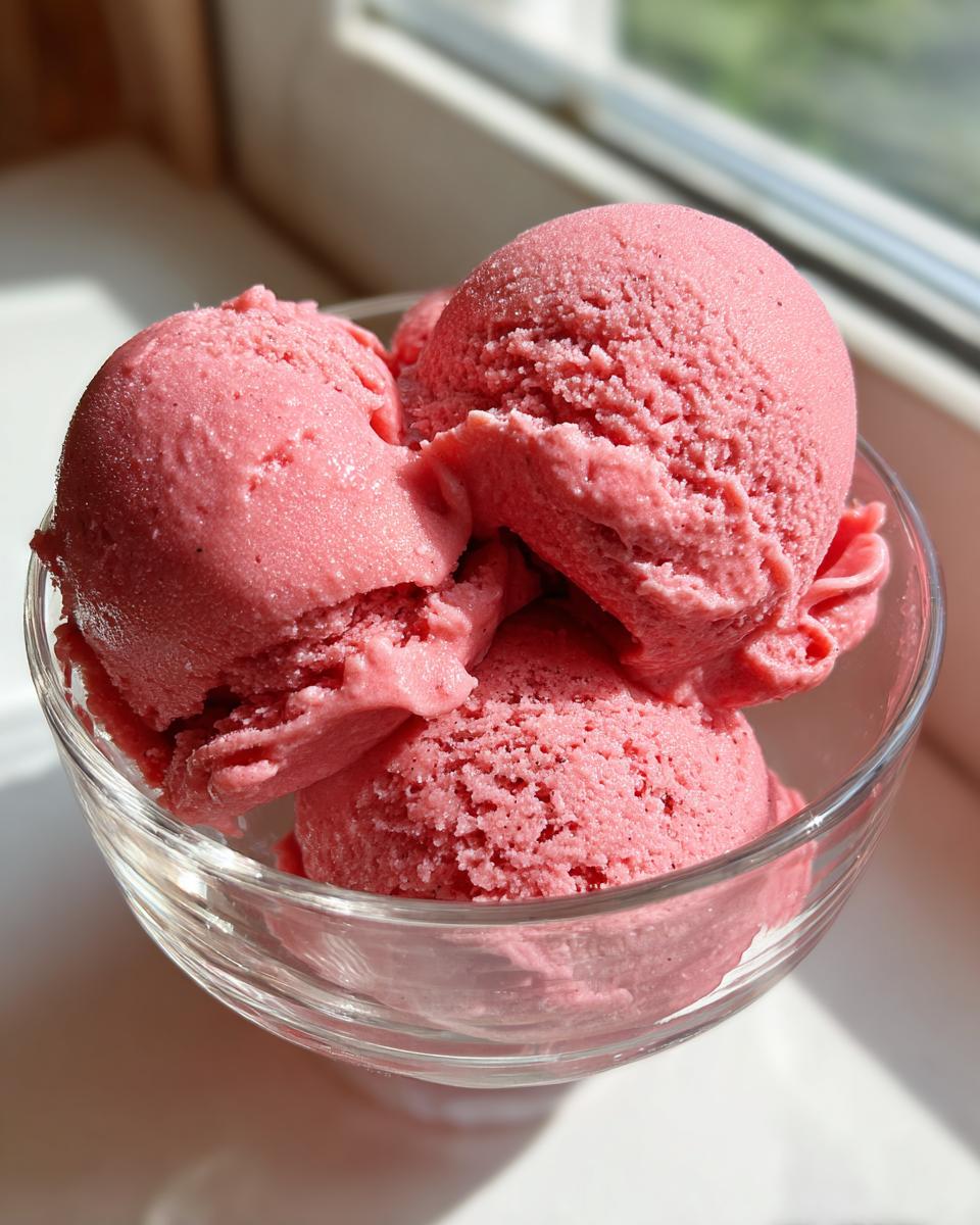 Creamy 2-Ingredient Cranberry Gelato That Will Amaze You 6 Cranberry Gelato - detail 1