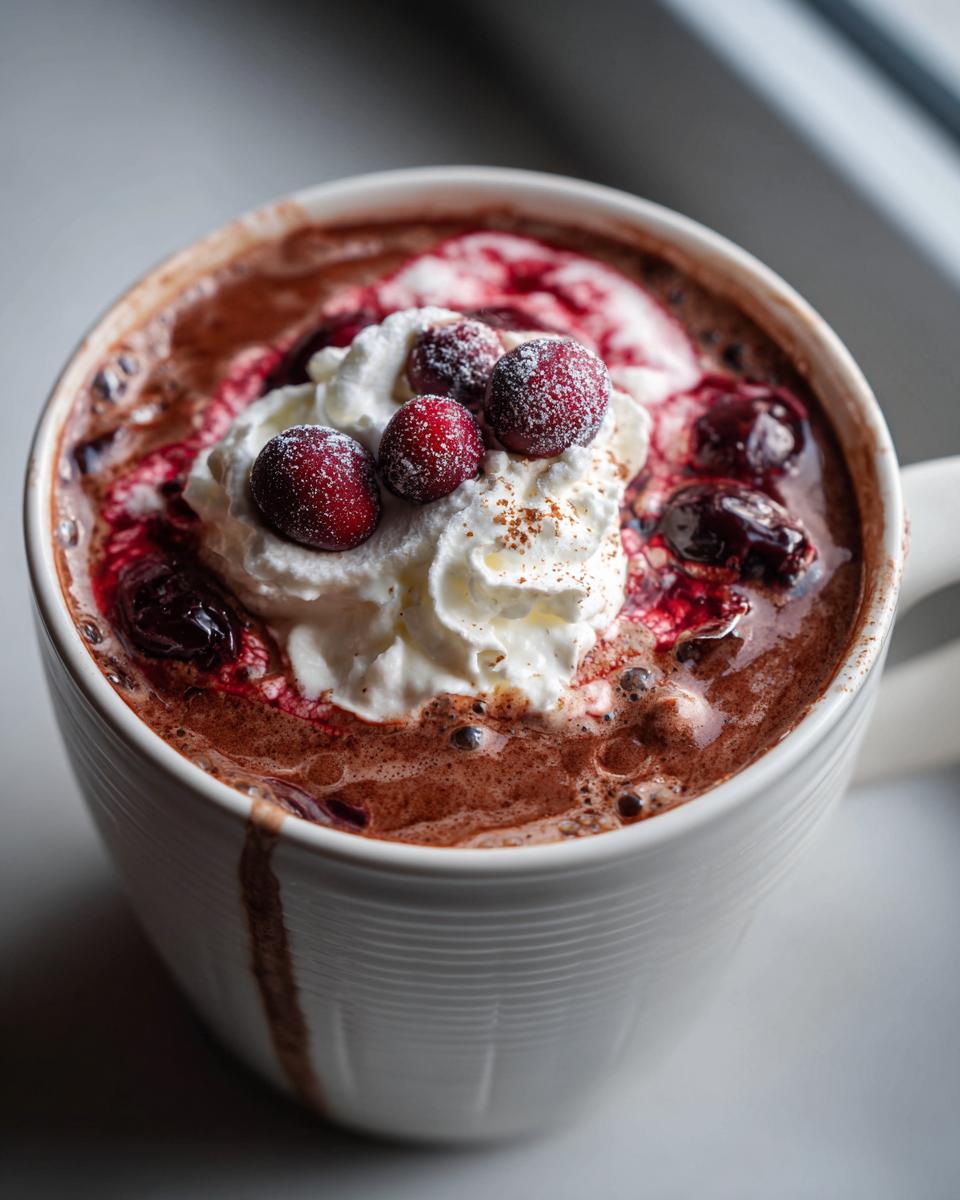 Cranberry Hot Chocolate: 10-Minute Winter Bliss in a Mug 6 Cranberry Hot Chocolate - detail 1