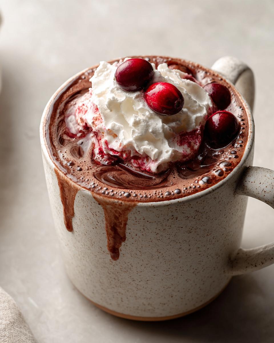 Cranberry Hot Chocolate: 10-Minute Winter Bliss in a Mug 7 Cranberry Hot Chocolate - detail 2