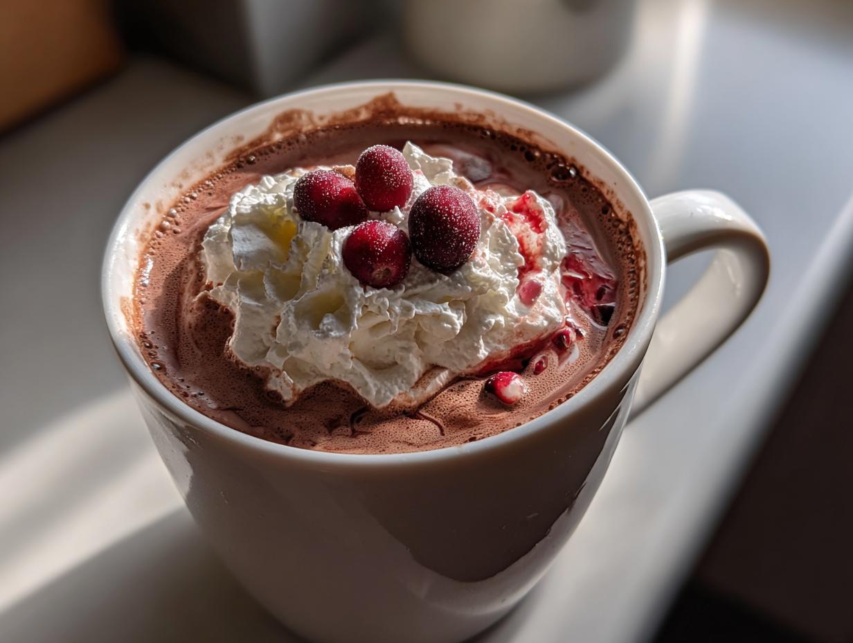 Cranberry Hot Chocolate