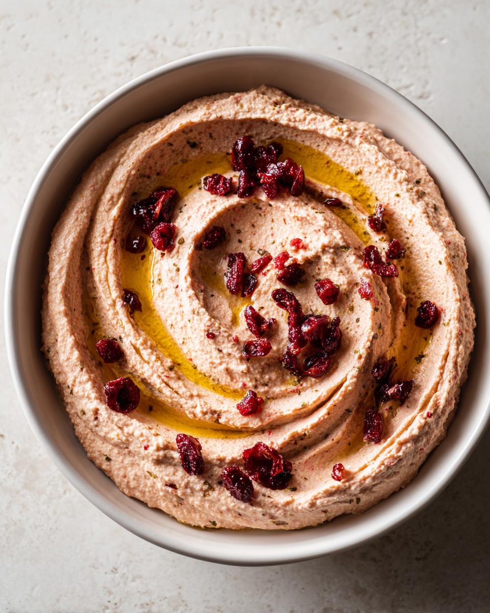 10-Minute Cranberry Hummus That Steals the Show 5 Cranberry Hummus - detail 1