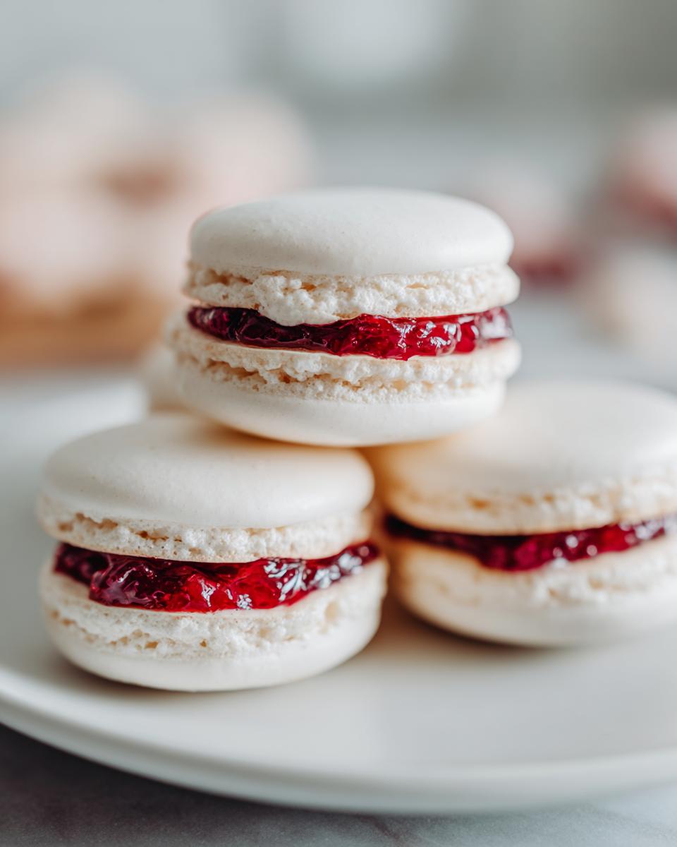3 Irresistible Cranberry Macarons That Steal the Holiday Spotlight 6 Cranberry Macarons - detail 1