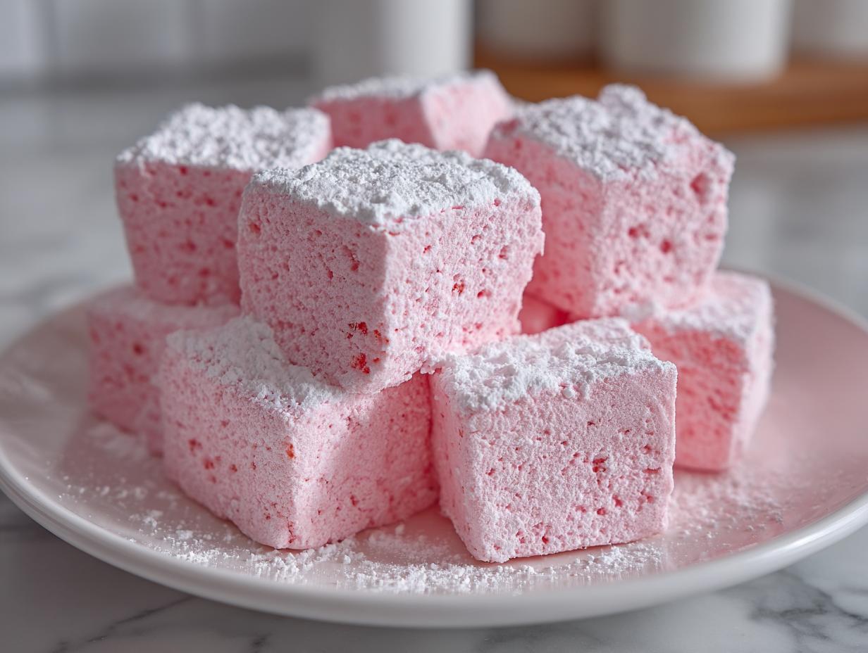 Cranberry Marshmallows