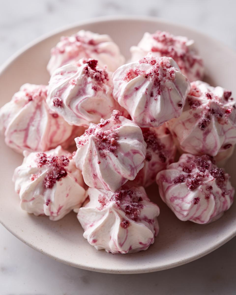 3-Ingredient Cranberry Meringue Kisses That Melt in Your Mouth 6 Cranberry Meringue Kisses - detail 1
