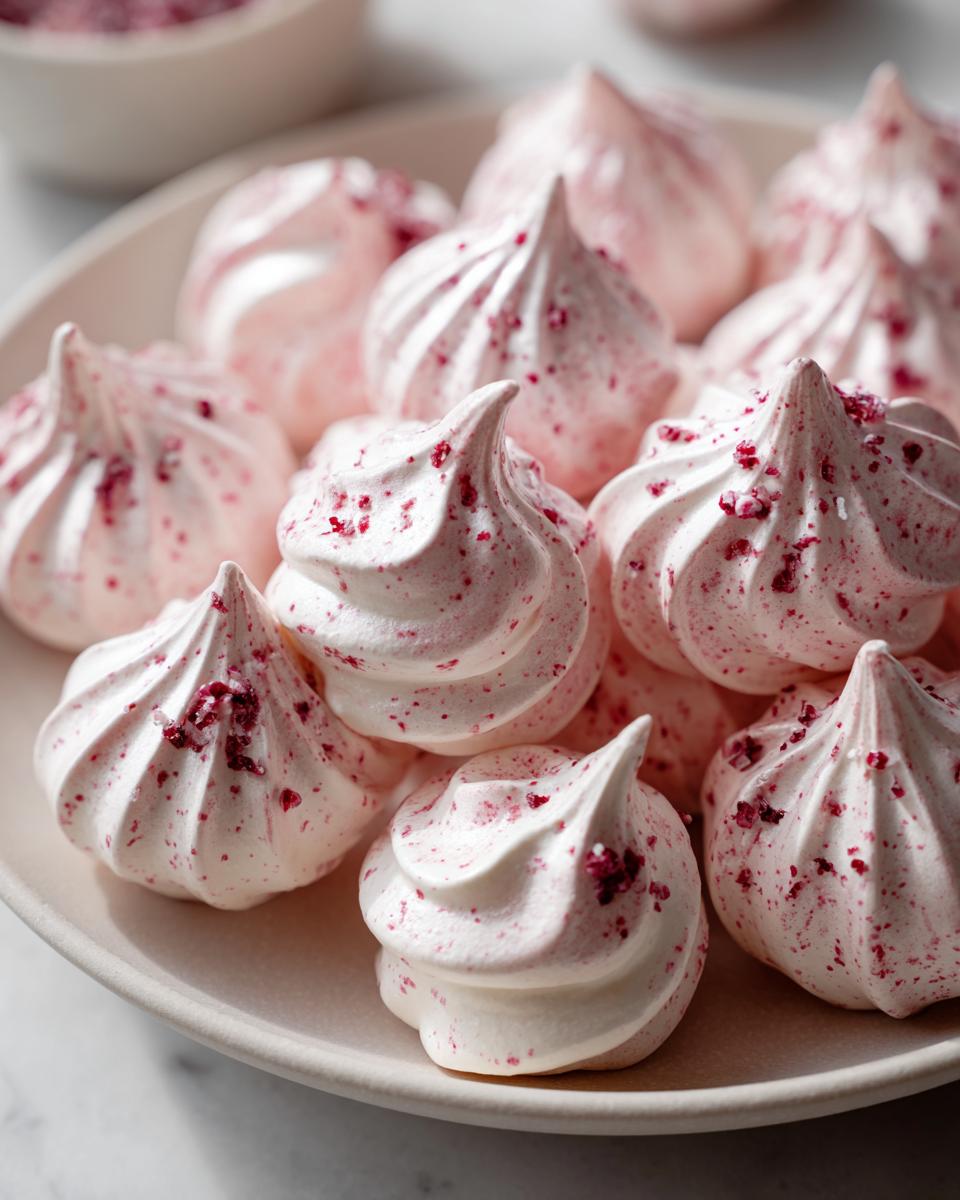 3-Ingredient Cranberry Meringue Kisses That Melt in Your Mouth 8 Cranberry Meringue Kisses - detail 3