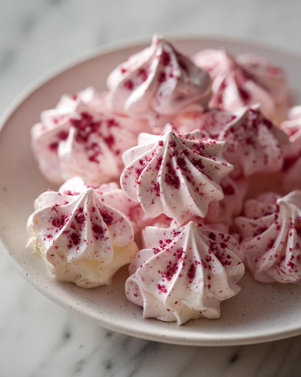 3-Ingredient Cranberry Meringue Kisses That Melt in Your Mouth 9 Cranberry Meringue Kisses - detail 4