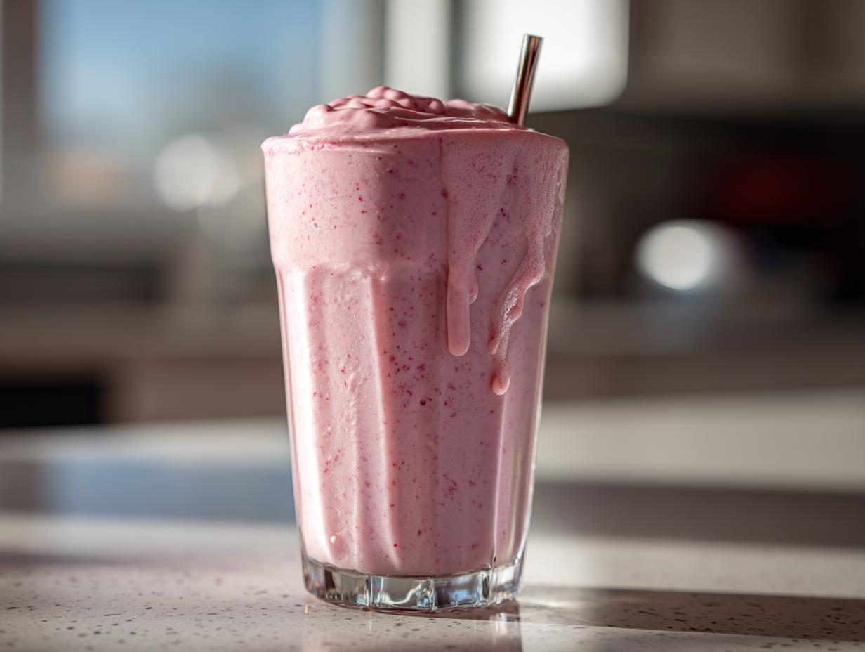 Cranberry Milkshake
