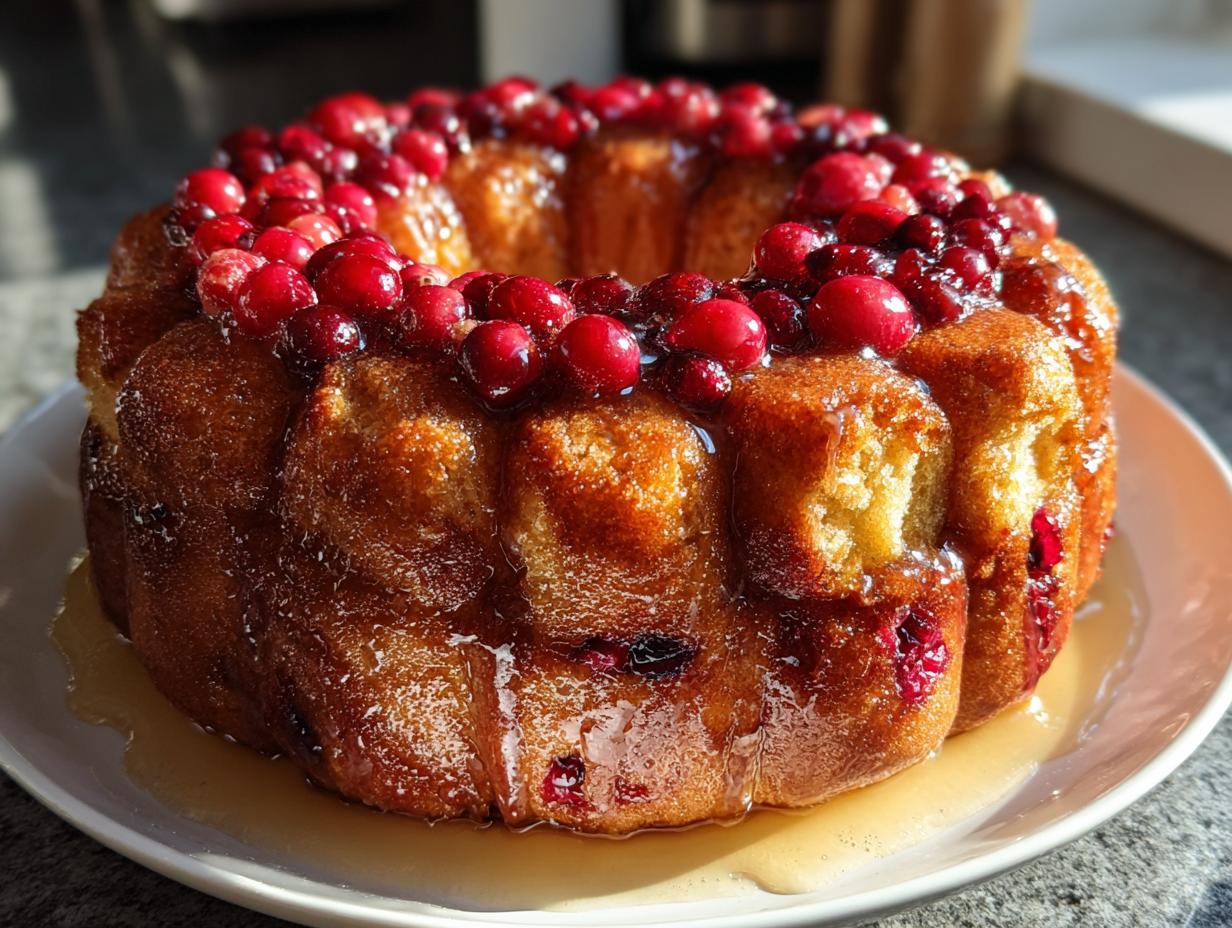 Cranberry Monkey Bread
