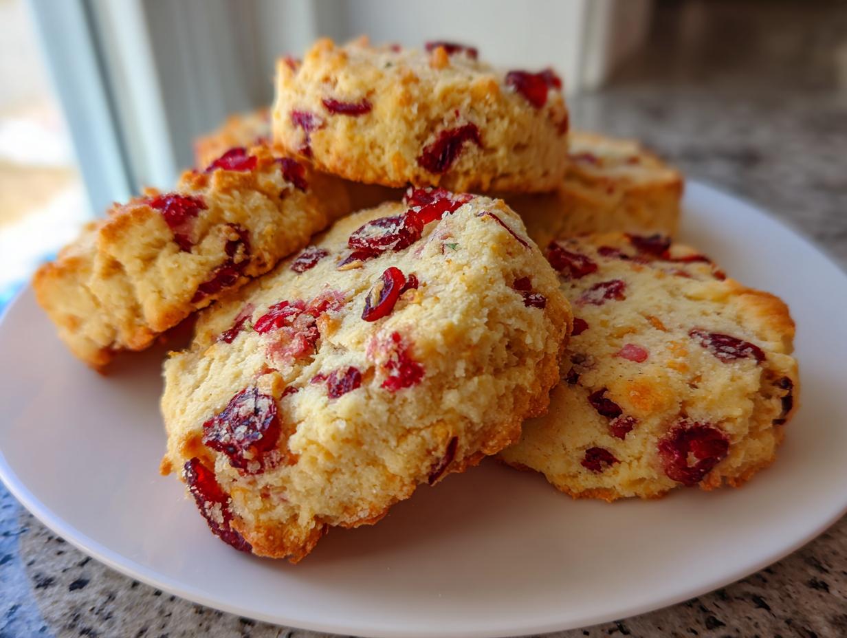 Cranberry Orange Shortbread