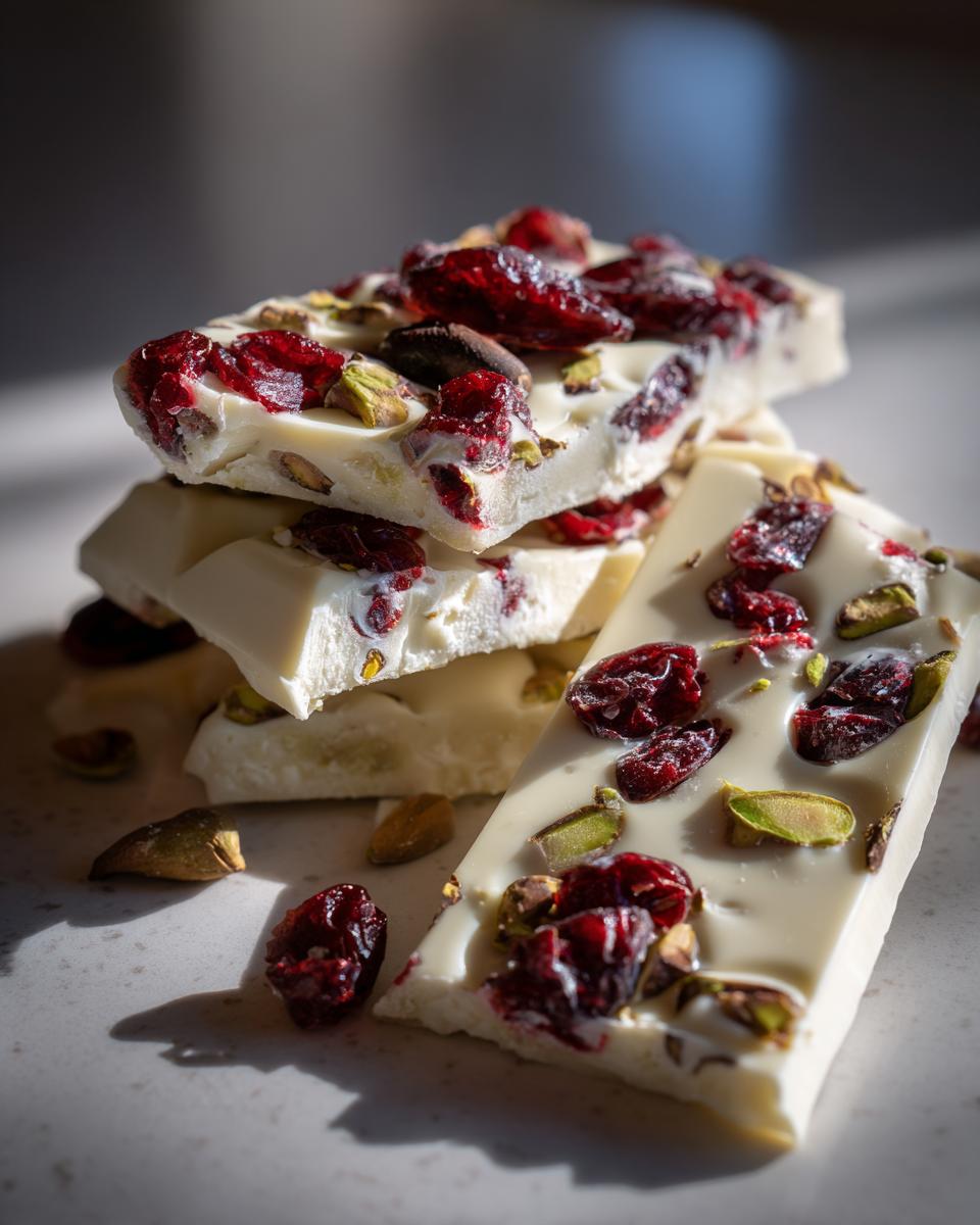 Cranberry Pistachio Bark - detail 1